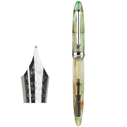 PENBBS 308 Pluma Fuente de Resina Iridio Pluma Fina Escritura Oficina Juego con Caja - Imagen 2 de 11