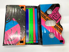 Vintage Mead Ultima Binder Trapper Keeper Folder Notebook 80s 90s Neon Graphics