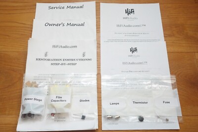 Harman Kardon F500 F500x restoration kit service recap filter capacitor rebuild