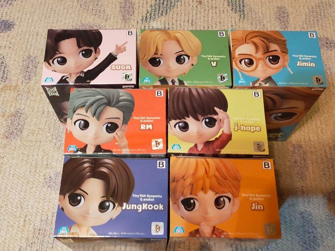 BTS Qposket フィギュア Dynamite 7体セット Q posket BTS TinyTAN Dynamite Complete A Color Set of 7