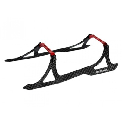 Microheli Aluminum/Carbon Fiber Landing Gear ''A'' Style (RED)-BLADE 230S/V2/Smart