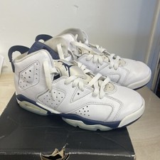 384665-141 Air Jordan Retro 6 GS 'Midnight Navy 2022 ' YOUTH 5.5