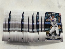 Lot (52) EZEQUIEL TOVAR Rockies 2023 Bowman Baseball base rookie card #15
