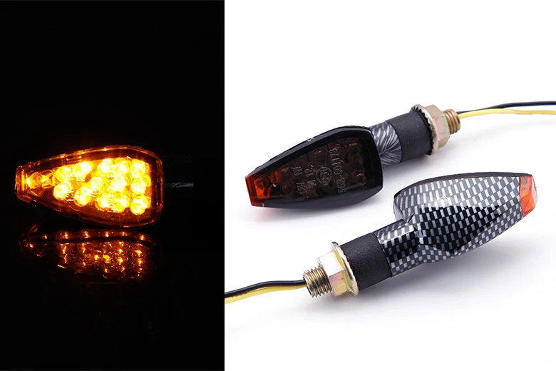 2X INDICADORES INTERMITENTES LED UNIVERSALES MOTO Para Aprilia Dorsoduro 750 Foto 2 de 4