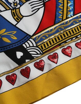 DOLCE & GABBANA Kids Dress Multicolor Deck Cards Print s. Tag 12