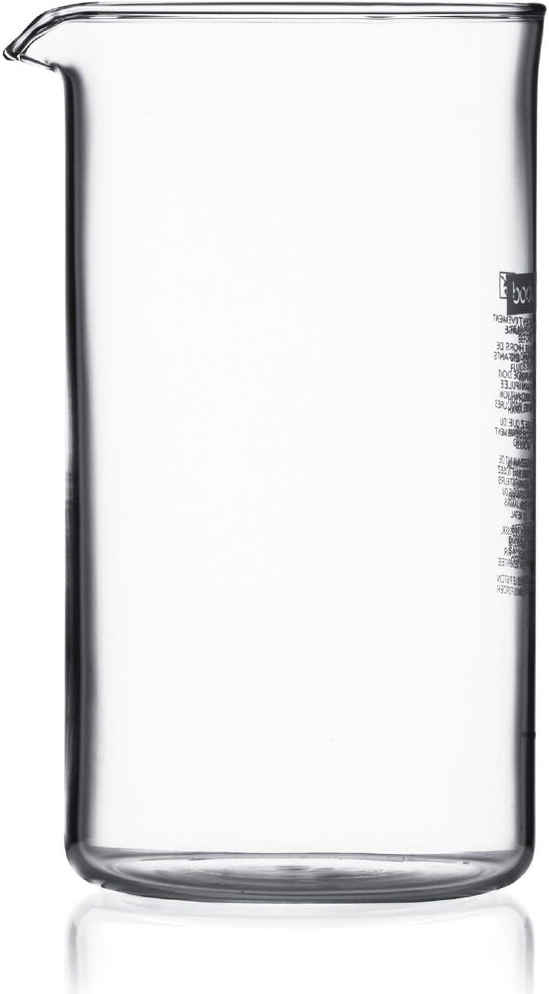 Bodum 1508 Replacement Glass, 8 Cups, 1.0 L, 34 Oz, Diameter 9.6 Cm, H 18 Cm