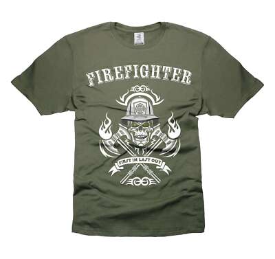 Mens Firefighter T-shirt Father's day gift for firefighter dad gift ideas