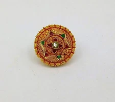 RAJASTHAN ANTIQUE PATTERN HEAD  TIKA RAKHADI TRIBAL JEWELRY WOMEN JEWELRY