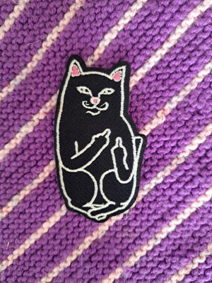RipNDip Lord Nermal Skateboard Independent Bügelbild / Nähen Badge Patch*