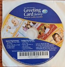 Art Explosion Greeting Card Factory Photo Card Maker CD Ver 2.0 