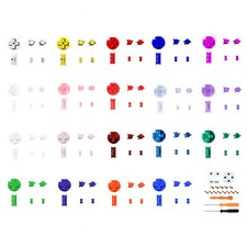 GBC Game Boy Color Full Set Buttons Replacement Dpad AB Keys For Gameboy Color