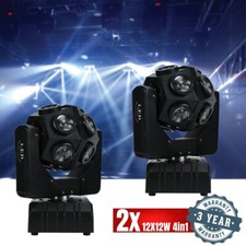 2x 150W 12x12W RGBW 4IN1 DMX LED for DJ disco party stage ball Moving Head Light