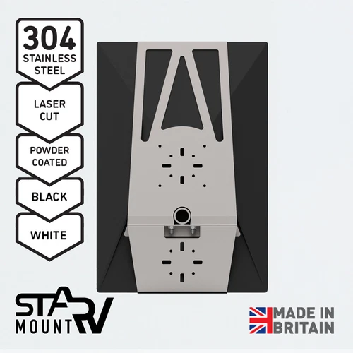 Starlink V3 Van Flat Mount 8º 20º (Standard - GEN3 - REV4) - Stainless Steel ...