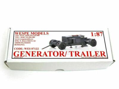 1:87 GENERATOR/ TRAILER Wespe Models- resin kit 87122