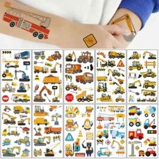 Temporary Tattoos Waterproof Luminous Glow in the Dark Race Car Unicorn Space