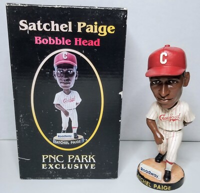 Vintage Pittsburgh Crawfords Satchel Paige Negro League Bobblehead