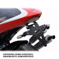 Kennzeichenhalter FüR Aprilia Verstellbar Inkl. Reflektorhalter Kennzeichen