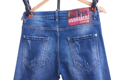 Authentic DSQUARED2 Jeans Size 42 Blue Made in Italy #S9 | eBay