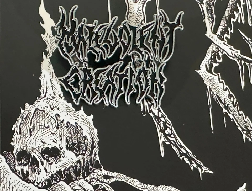 MALEVOLENT CREATION Demo 1989 10" MLP Red Splatter Vinyl + Die Cast Pin Foto 4 de 4