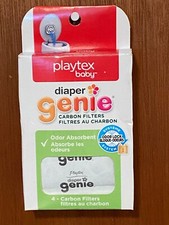 Playtex Baby Diaper Genie 4 Carbon Filters NEW qq1