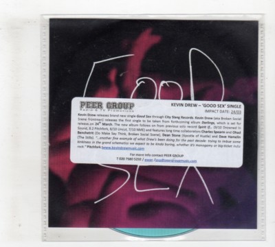 (IO601) Kevin Drew, Good Sex - 2014 DJ CD
