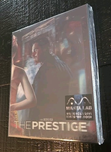 THE PRESTIGE Manta Lab 4K UHD Blu-ray Steelbook DOUBLE LENTICULAR SLIP WEA NEW!! - Picture 2 of 12
