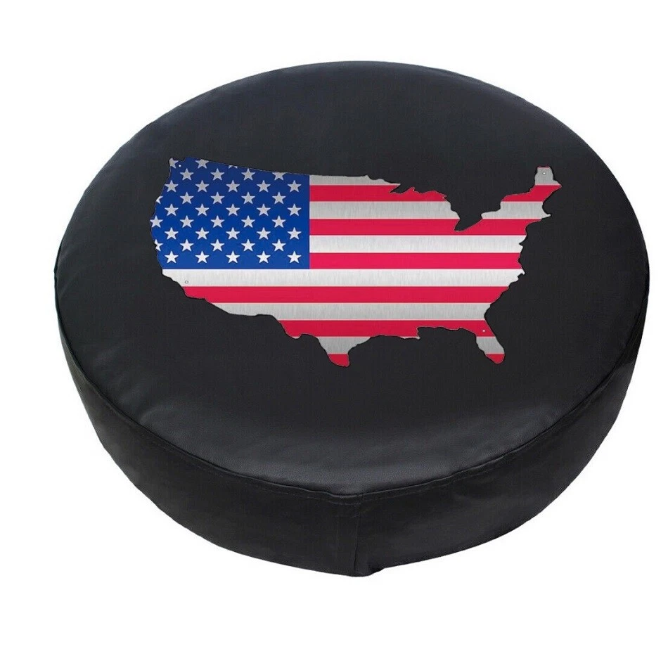 Cubierta de neumático de repuesto 16" cuero a prueba de polvo universal para Toyota RAV4 1996-2021 Foto 4 de 4