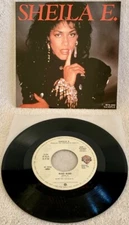 SHEILA E. "KOO KOO" ULTRA-RARE 1987 ORIGINAL JAPANESE PROMO ONLY SINGLE-45 W/PS!