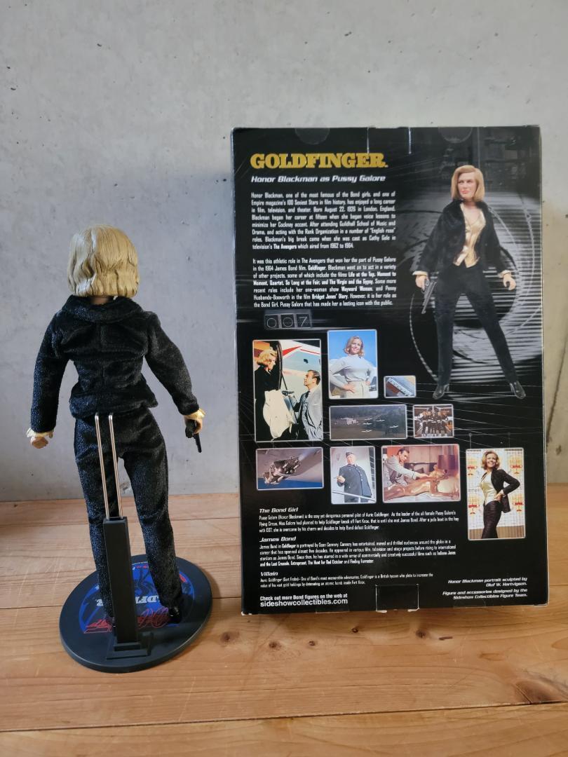 007 ゴールドフィンガー　プッシー・ガロア 　ブラックマン　 SIDESHOW サイドショウ 007 James Bond ゴールドフィンガー／プッシー