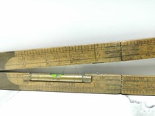 A NICE EXAMPLE OF A RABONE 1190 2FT FOLDING RULER RULE AND LEVEL REF1042