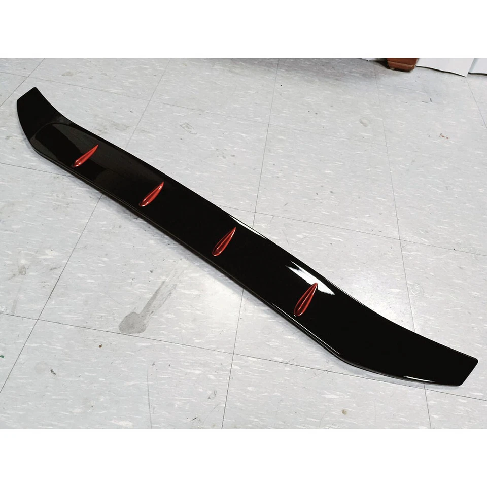 BLACK + RED FIN FOR TOYOTA GT86 BRZ SUBARU SCION COUPE V LOOK ROOF SPOILER 2019 Foto 4 de 4