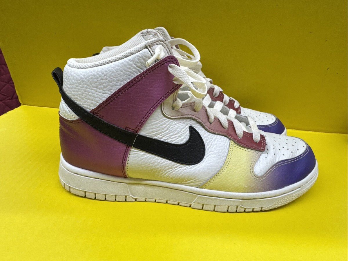 Nike Dunk High Summit White/Black/Team Red/Gym Red 2023 Sz 10