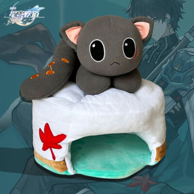 Anime Honkai: Star Rail Cat Gebäck üppiges Puppenkissen Stofftier Geschenk 35cm