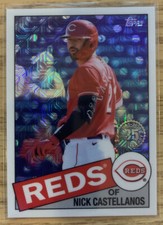 2020 Topps Update NICK CASTELLANOS 1985 Chrome Silver Pack #CPC-12 REDS