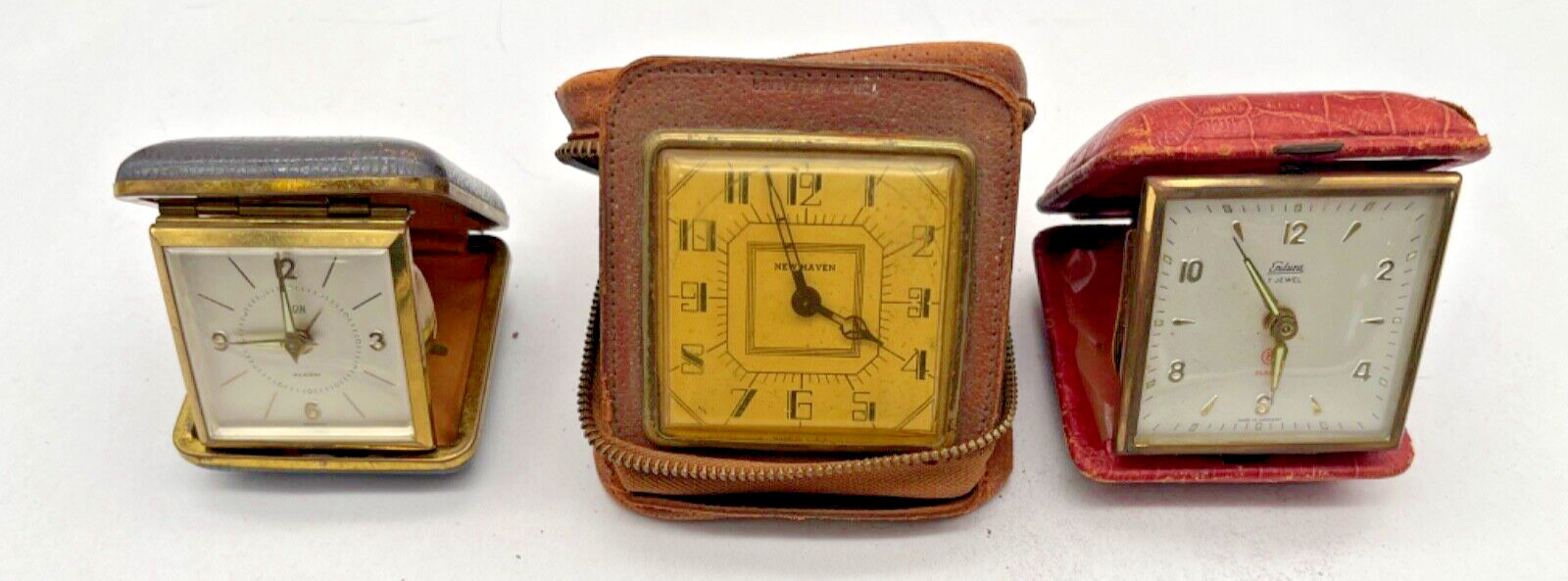 3 Vintage Travel Alarm Clock