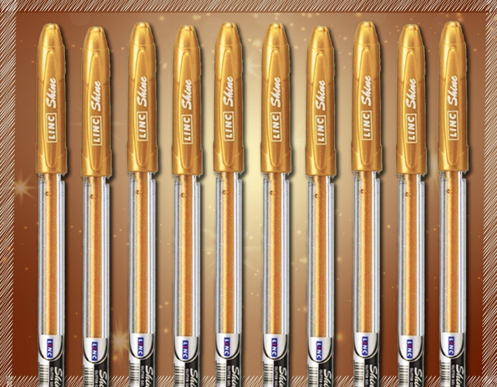 Linc Shine Sparkle Glitter Sparkle Gel Pen for Home School Office 10 pice eBay