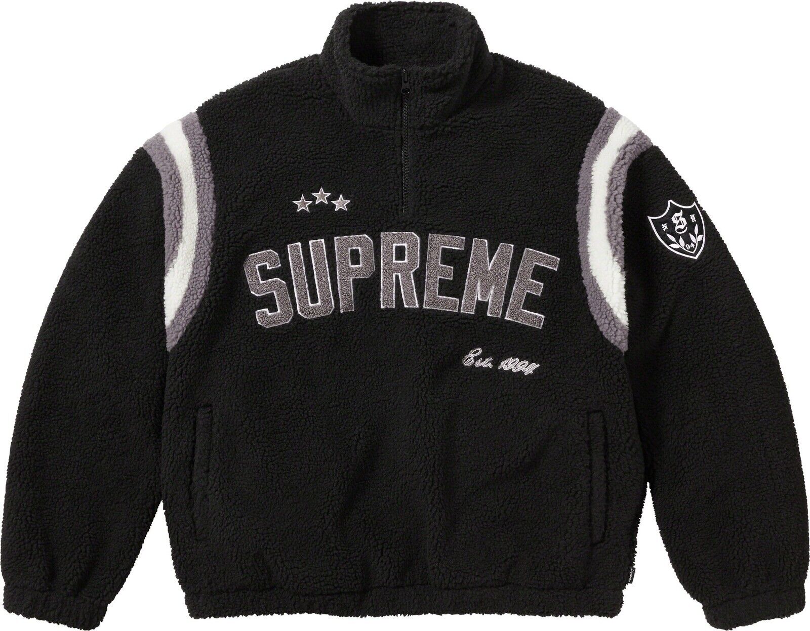 supreme Arc Half Zip Fleece Pullover-