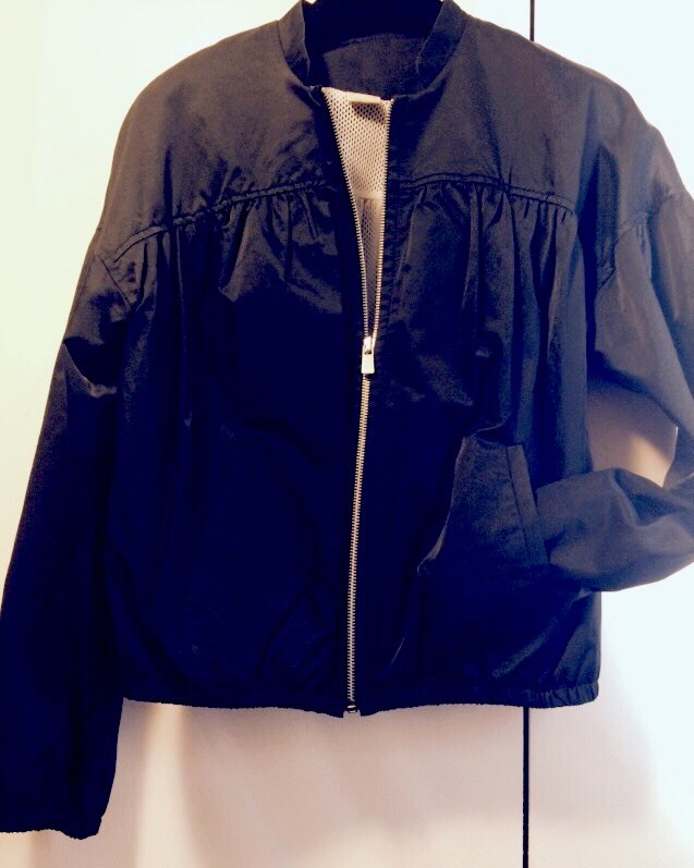 Michael Kors Michael Solid Black Cotton Basic Zip… - image 1