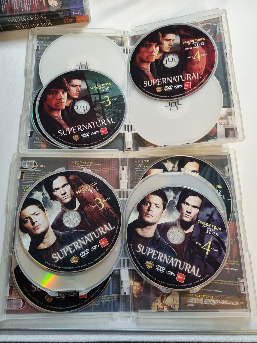 Supernatural DVD Collection Series Seasons 1 to 10 DVD Set
