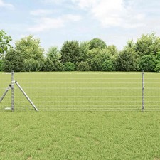 WALPLUS Euro Fence 0.8x10 m PVC Coated Iron Garden Wire Fence