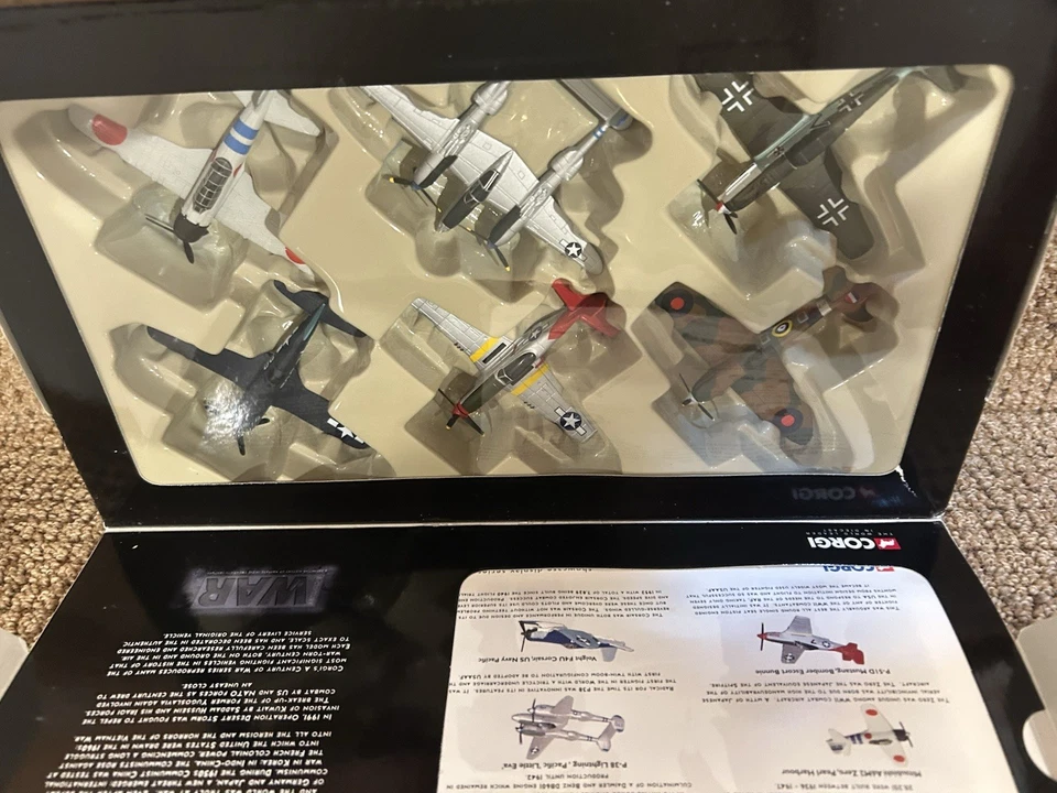 Corgi 1:120 A Century of War Fighter Scramble 6 Plane Set WWII No. CSFS01006 - Image 3 of 4