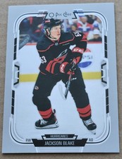 2025-26 O-Pee-Chee #161 Jackson Blake Carolina Hurricanes