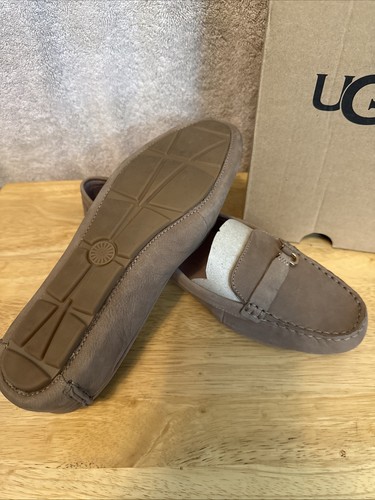 UGG Callen Loafer - Women’s 8.5 - Suede Driving Shoes - Terracotta Beige Slip On - Picture 4 of 5