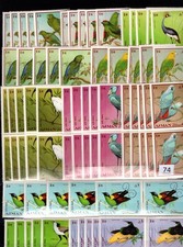 // 10X AJMAN - MNH - AVES - LOROS - FAUNA 