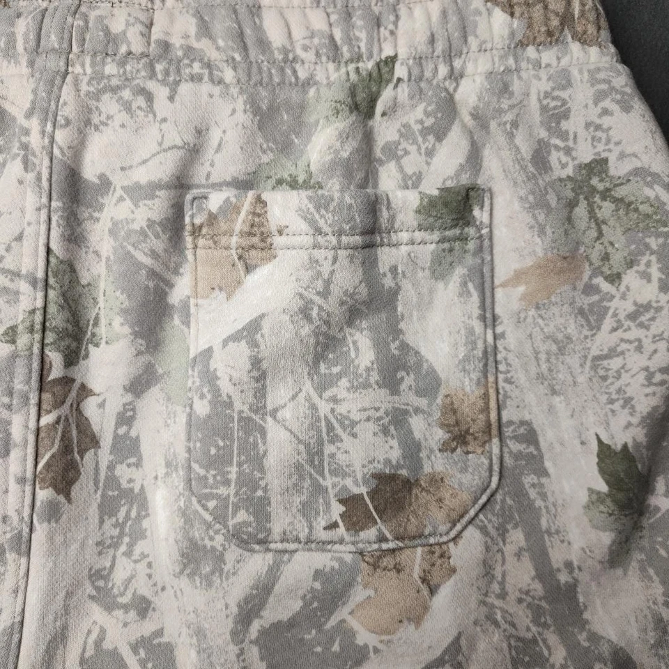 Pantalones Cortos Abercrombie & Fitch Para Hombre Grandes Gris Camuflaje 5" Suave A&F Essentials Vellón Foto 4 de 4