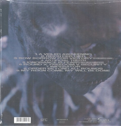 Necrotted Imperium LP Vinilo Europa Reaper 2023 180g LP En Mármol Púrpura/Blanco - Imagen 2 de 2