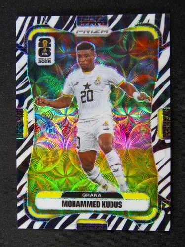 2026 Panini Prizm FIFA World Cup Mohammed Kudus #229 Choice Zebra SP