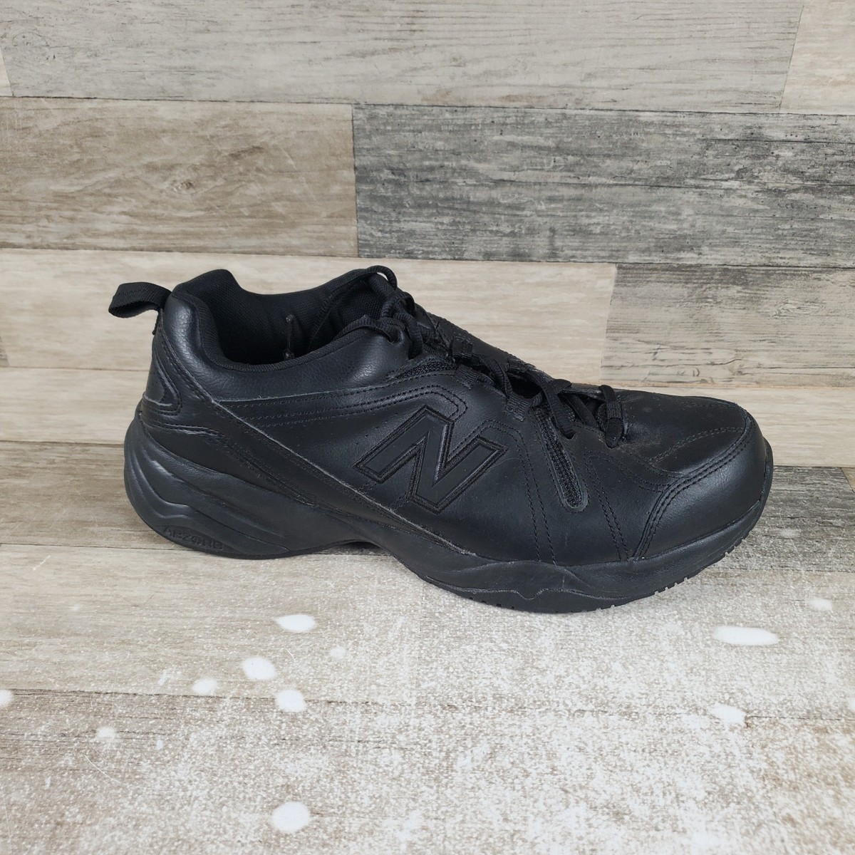 New Balance MX608V4 Men\'s Black Leather Walking Shoes Size 15 D Athleisure New Balance MX608AB5 - Slip Resistant Men main image 4