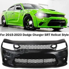 Front Bumper Cover Assembly for 2015-2023 Dodge Charger RT SRT Hellcat Style