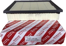 Genuine Engine Air Filter, OEM Part 17801-0P100, Denso Made in USA